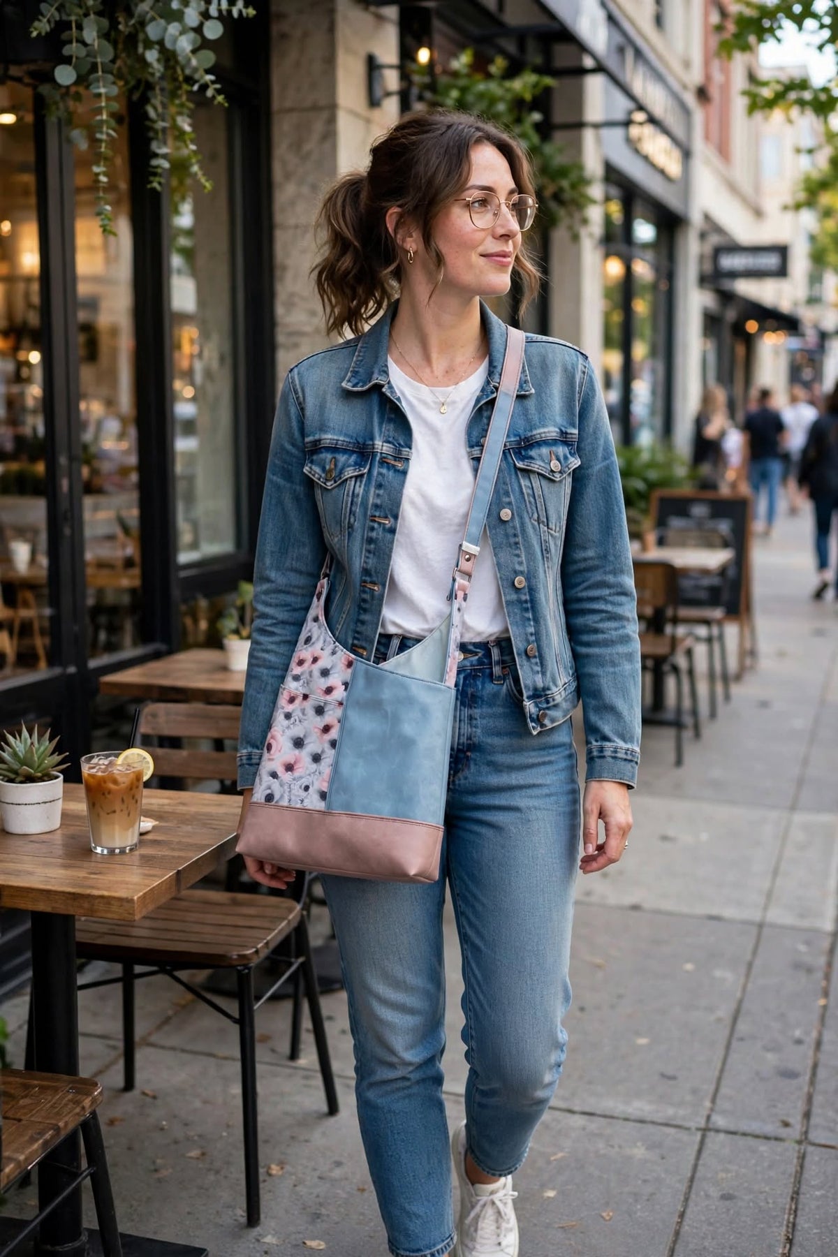 HUMMINGBIRD HOBO BAG | Handmade One-of-a kind