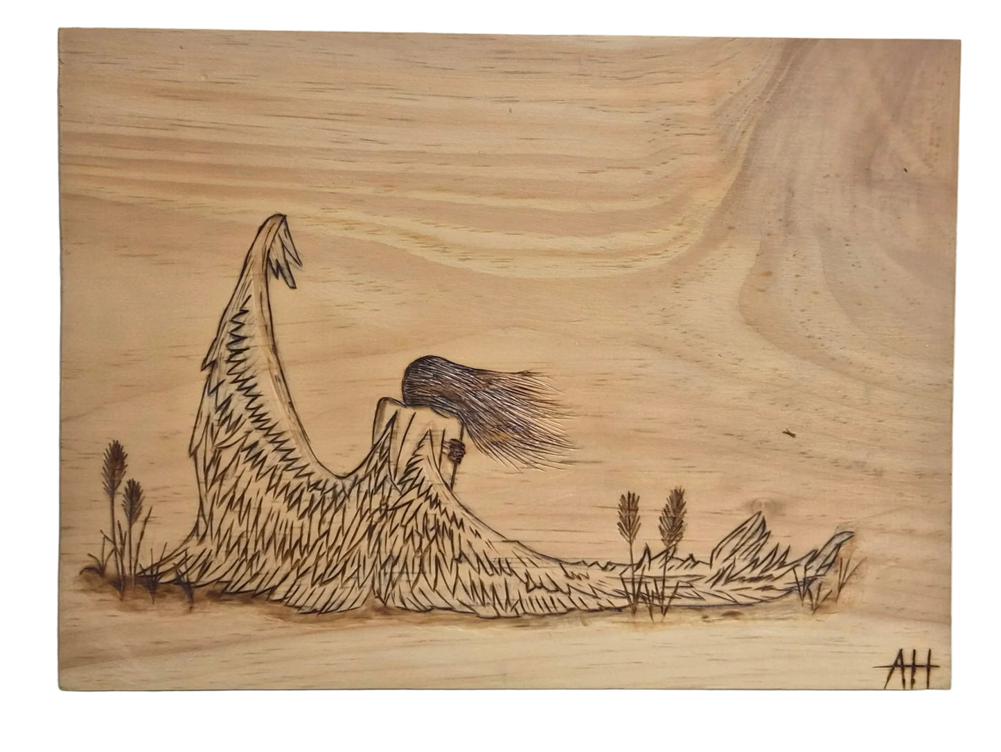 Solitude | One-of-a-kind Pyrography Art