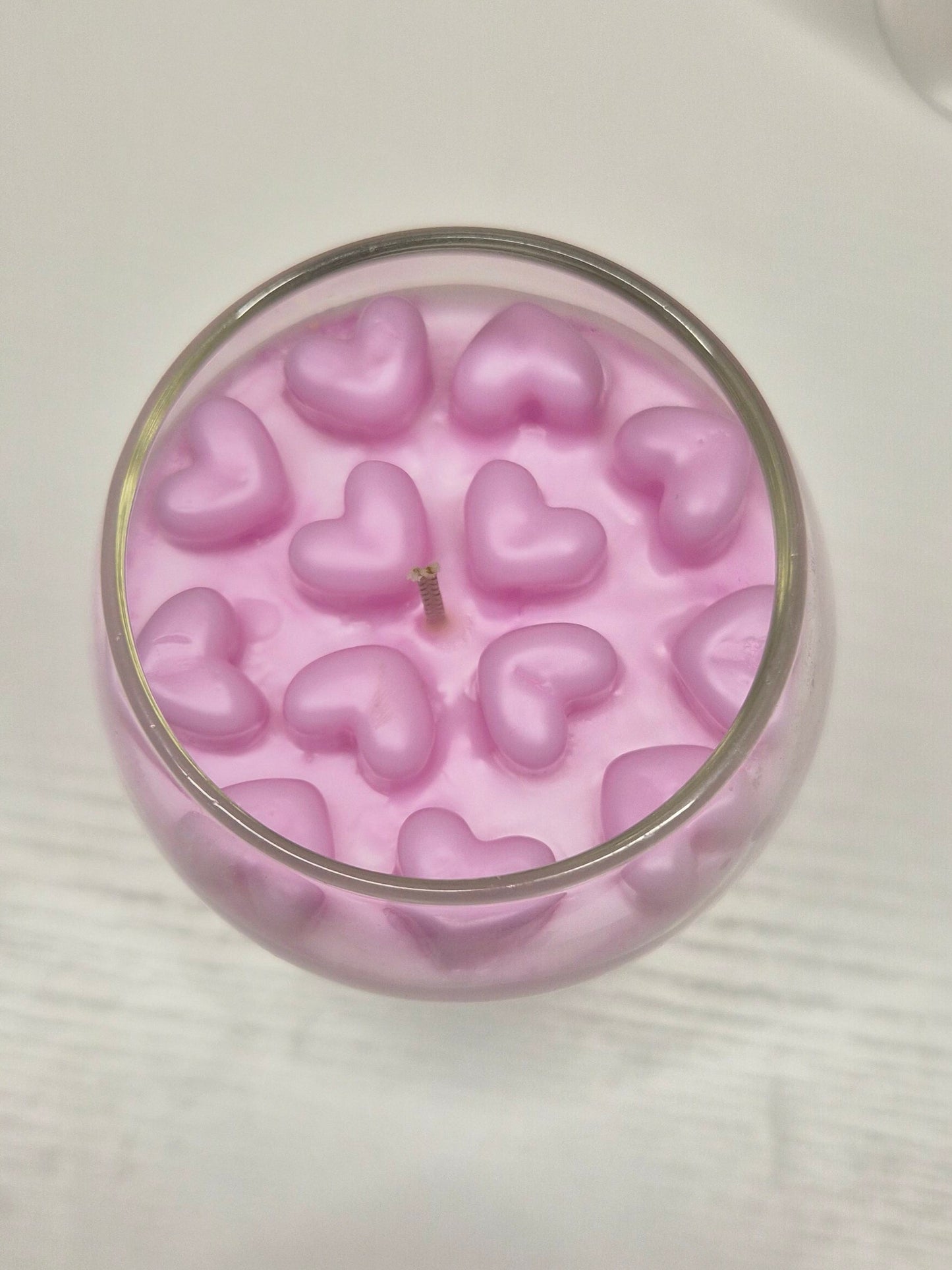 One-of-a-Kind "Love Spell" Wine Glass Candle Set | 8.1 oz each
